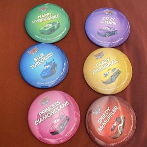 Disneyland Cars Land buttons